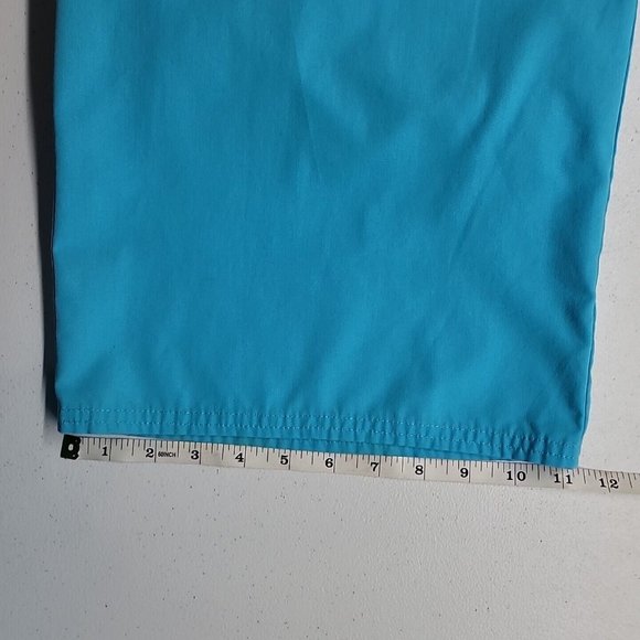 CHEROKEE Women’s Scrub Pants Plus Size 1XL Style 2074 Teal Stretch Waist - Picture 13 of 16